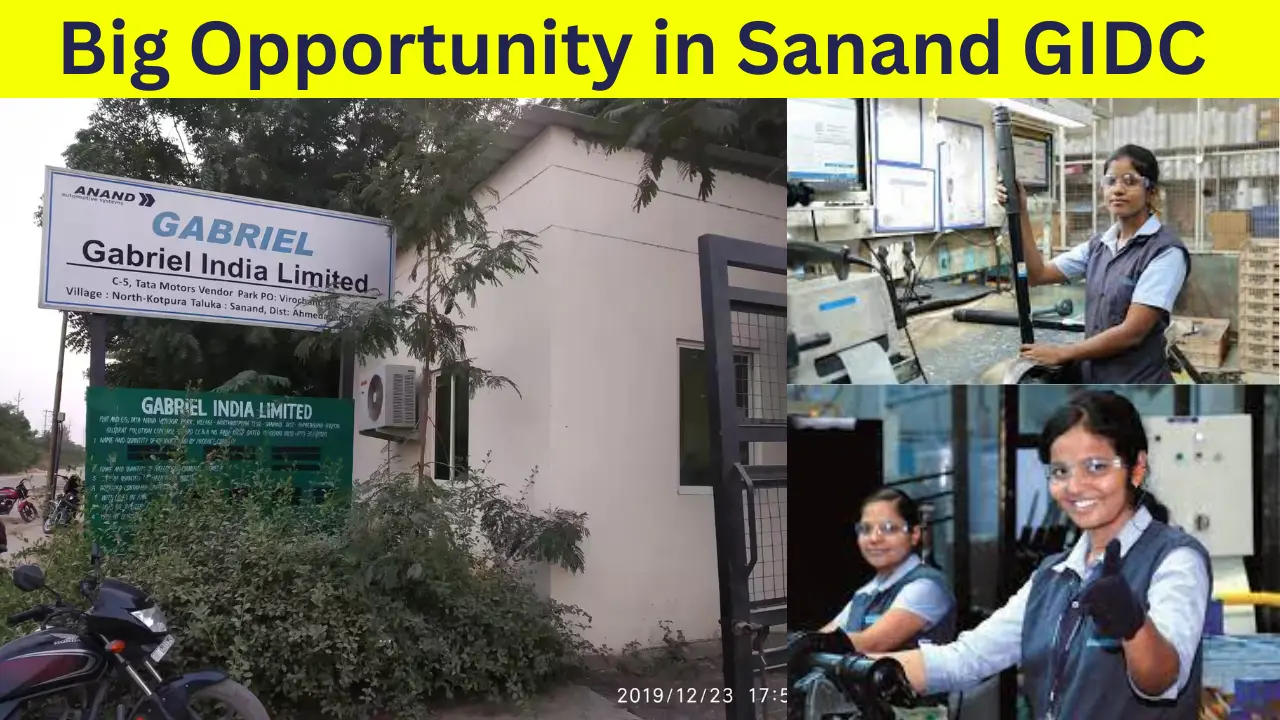 Big Opportunity in Sanand GIDC! Gabriel India Ltd Vendor Park Hiring ITI Pass Candidates – Apply Now! Big Opportunity in Sanand GIDC