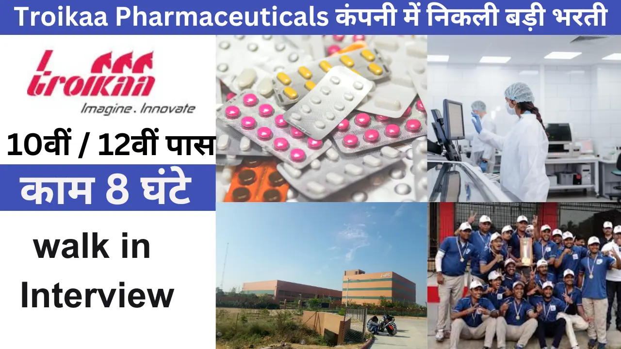 troikaa pharmaceuticals recruitment 2025