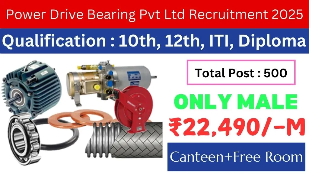 Power Drive Bearing Pvt Ltd Recruitment 2025