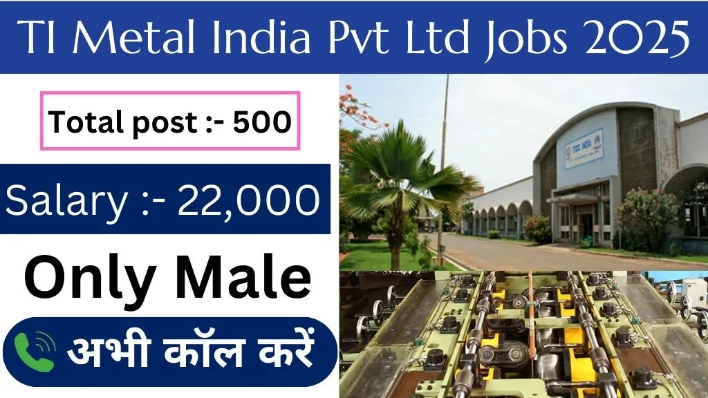 TI Metal India Pvt Ltd Recruitment 2025